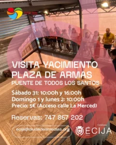 Visita Yacimiento Plaza de Armas. Puente de Todos los Santos.