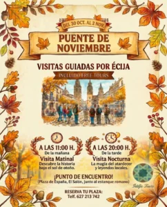 Puente de Noviembre. Visitas guiadas por Écija.