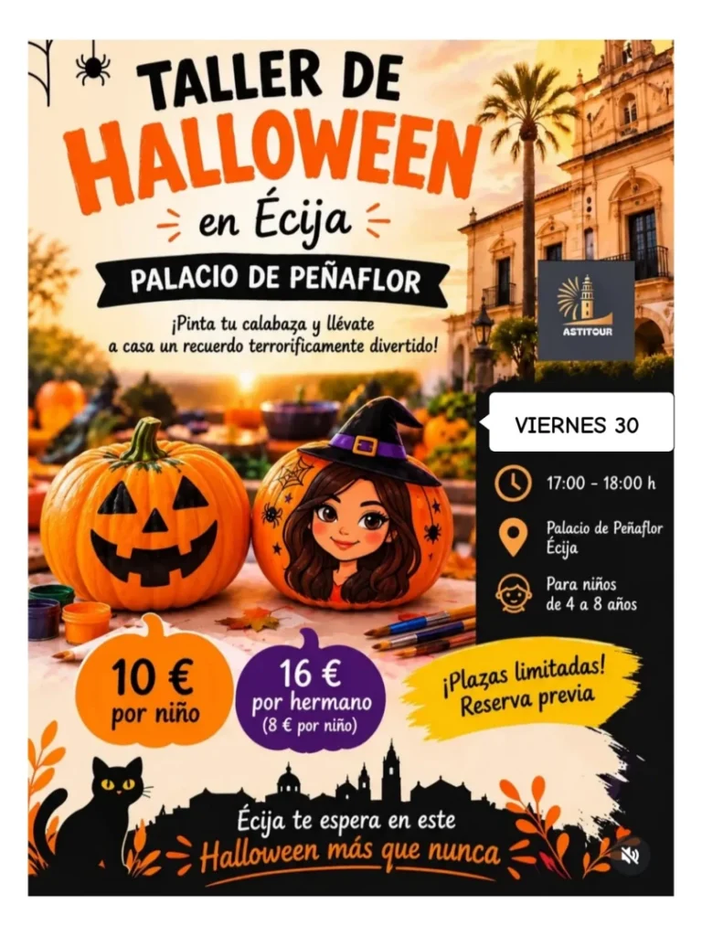 Taller de Halloween en Écija