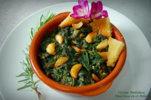 Espinacas labradas
